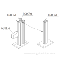 Various designs of aluminum railings
